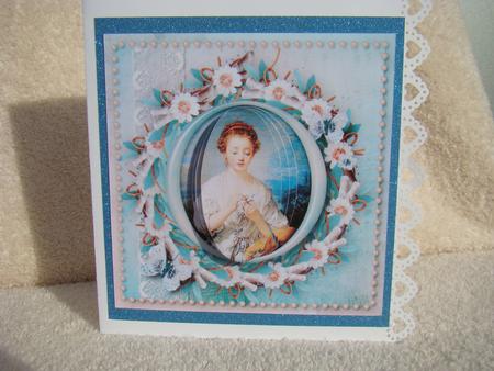 Portrait with Lace and Pearls by Beverly Carmichael