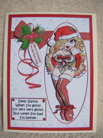Xmas Hottie Sends Christmas Wishes to the One She Loves by Beverly Carmichael