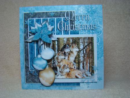 Merry Christmas Wolves by Beverly Carmichael