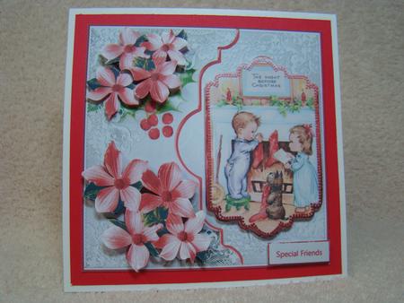 The Night Before Christmas Card and Topper by Beverly Carmichael