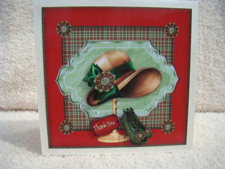 Tartan Themed Ladies Hat Qs by Beverly Carmichael