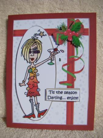Tis the Season J.j. Quick Card by Beverly Carmichael