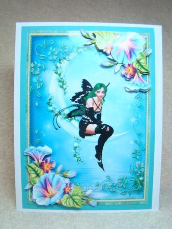 Moon Fairy & Morning Glory by Beverly Carmichael