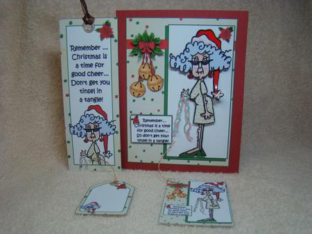 Stella Gets Her Tinsel in a Tangle Mini Kit with Bookmark by Beverly Carmichael