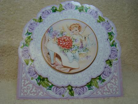 Shoe Fairy Wedding Day 3D Picture Doily C & E Kit by Beverly Carmichael