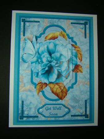 Floral Card Front by Beverly Carmichael