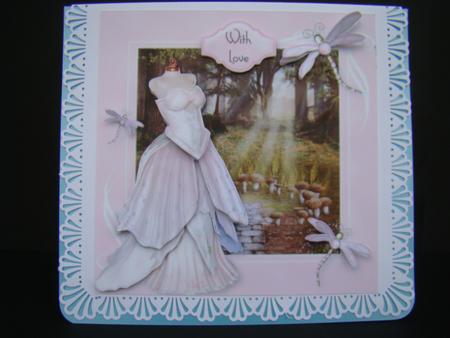 Beautiful Dress, Fairy Ring & Dragonflies by Beverly Carmichael