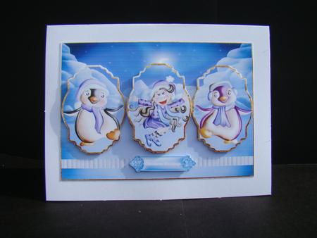 Enchanted Night Panel Card with Toppers by Beverly Carmichael