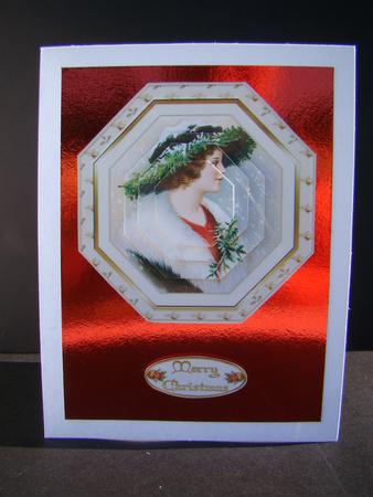 Vintage Christmas Pyramid Toppers x 2 Sheet 2 by Beverly Carmichael