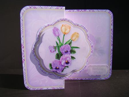 Spring Flowers Fold Back Mini Kit by Beverly Carmichael