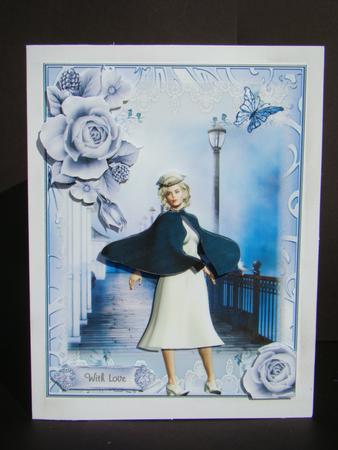 Vintage Style Nurse Card Topper by Beverly Carmichael