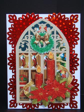 Christmas Window by Beverly Carmichael
