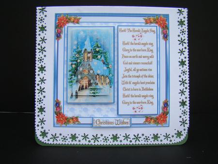 Hark! the Herald Angels Sing 8 x 8ins Mini Kit by Beverly Carmichael