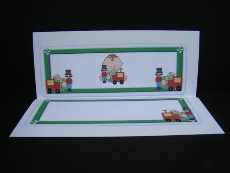 Babys First Christmas with Toys Dl Insert by Beverly Carmichael