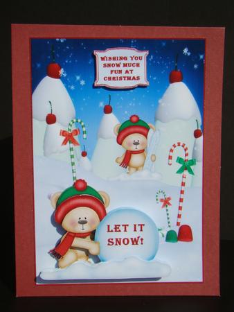 Teddy Bears Christmas by Beverly Carmichael