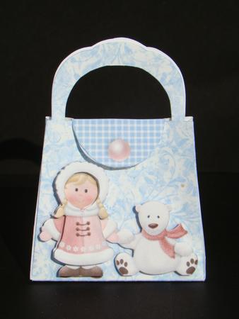 Christmas Handbags Gift-box Decoration - Eskimo Fun by Beverly Carmichael