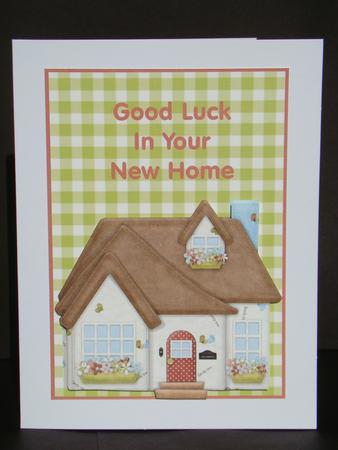Country Cottage New Home Card Fronts / Toppers by Beverly Carmichael