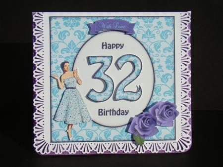 Vintage Fashion Lady Any Age 8x8 Mini Kit by Beverly Carmichael