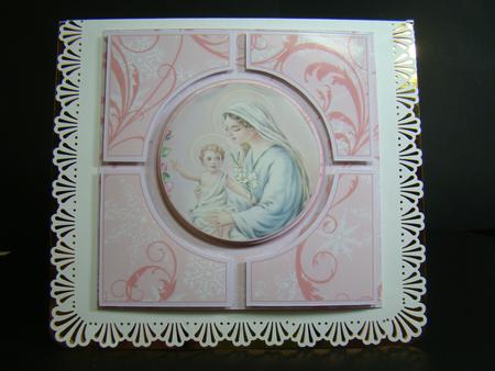 Mother Mary Pink Architects Quad 8in Cf Kit by Beverly Carmichael