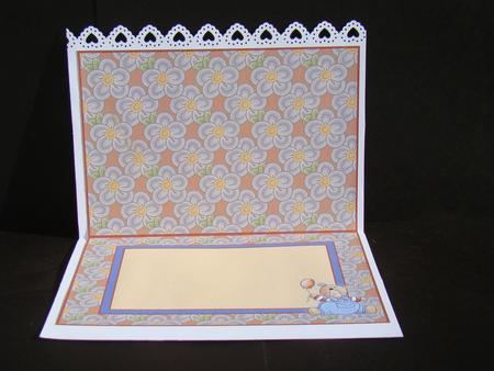 New Baby Boy Insert by Beverly Carmichael