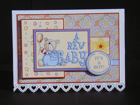 New Baby Boy Sketch by Beverly Carmichael