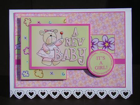 New Baby Girl Sketch by Beverly Carmichael