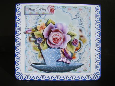 Beautiful Blue Time for Tea Kit by Beverly Carmichael