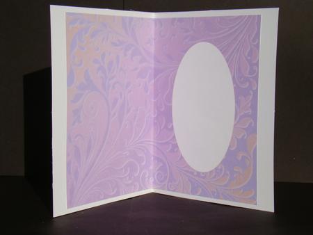 Swirly Gradient Pink Lavender Insert by Beverly Carmichael