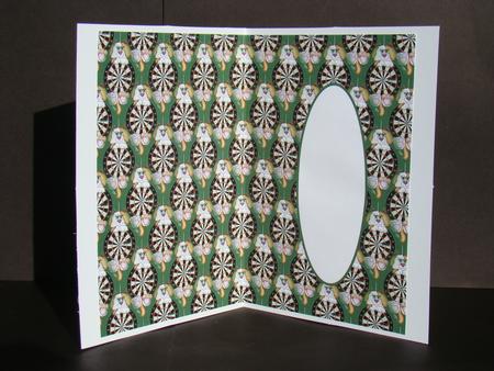 Female Dartboard Insert by Beverly Carmichael