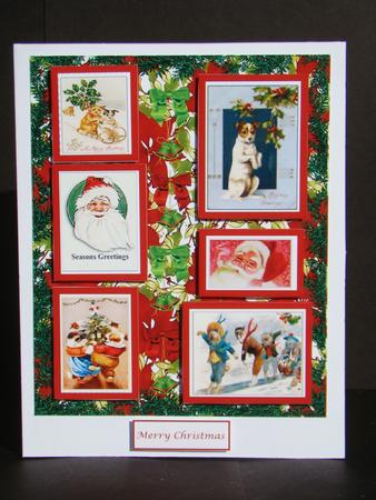 Stamps of Christmas Past Topper & Decoupage by Beverly Carmichael