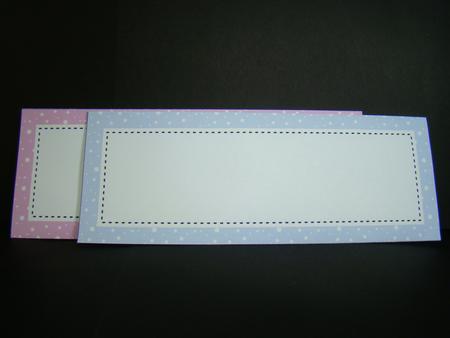 5 Large Slim Pastel Christmas Snow Envelopes Kit by Beverly Carmichael