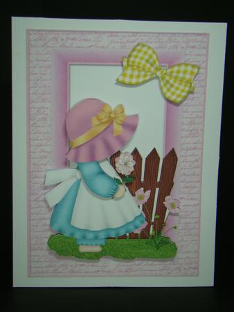 Lovely Little Bonnet Girl by Beverly Carmichael
