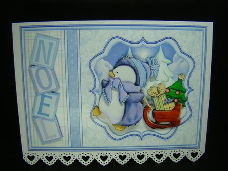 Percys Presents Christmas Card Topper & Decoupage by Beverly Carmichael