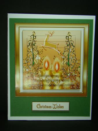 Golden Christmas Topper by Beverly Carmichael