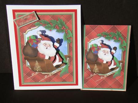 Santa's Sleigh Gift Set Mini Kit by Beverly Carmichael