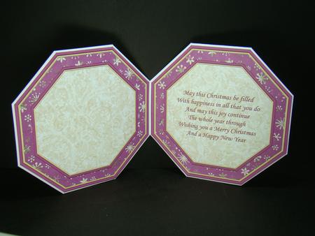 Christmas Wreath Builder Insert with Verse by Beverly Carmichael