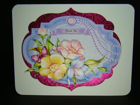 Floral Decoupage Topper by Beverly Carmichael