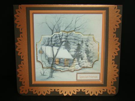Cottage in the Wood Vintage Christmas by Beverly Carmichael