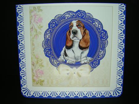 Basset Hound Pyramid by Beverly Carmichael