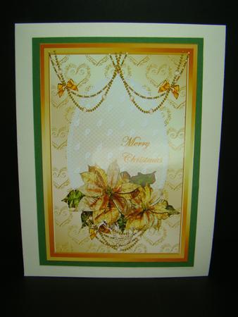 Golden Christmas Toppers by Beverly Carmichael
