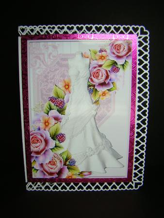 A4 Wedding English Roses by Beverly Carmichael