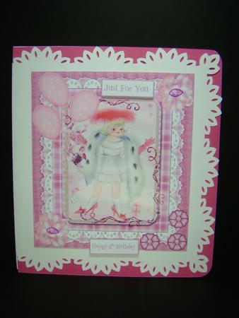 Dress Up Happy Birthday Quick Topper & Insert by Beverly Carmichael