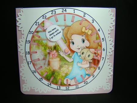 Countdown Clock Birthday Girly by Beverly Carmichael