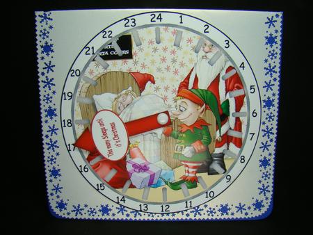 Advent Countdown Clock 2 by Beverly Carmichael