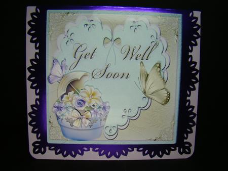 Violet Cupcake- Get Well Soon by Beverly Carmichael