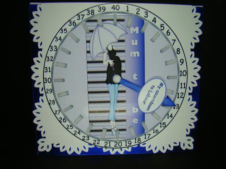Pregnancy Countdown Clock by Beverly Carmichael