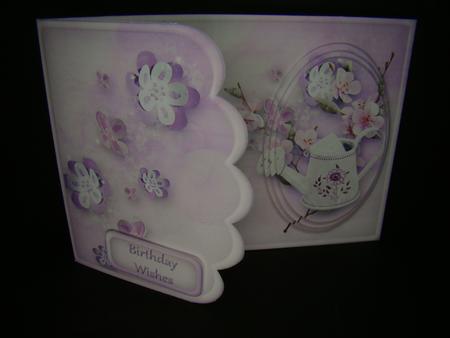 Pink Blossom 5x7 Side Fold Mini Kit by Beverly Carmichael