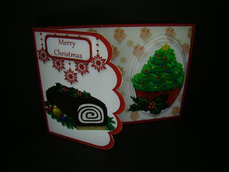 Christmas Treats 5x7 Side Fold Mini Kit by Beverly Carmichael