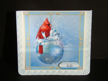 Gorgeous Red Cardinal Christmas by Beverly Carmichael