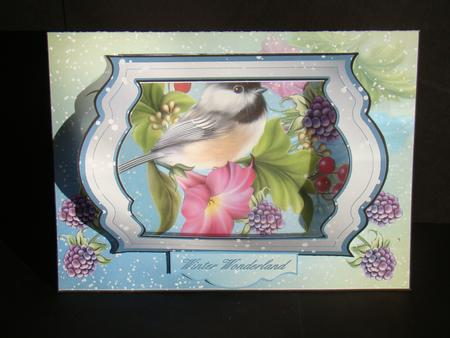 Push Beau Window - Berry Christmas by Beverly Carmichael
